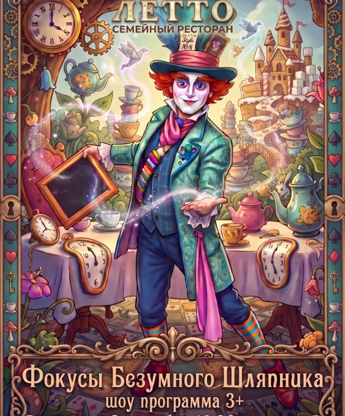 олшебное шоу Безумного Шляпника